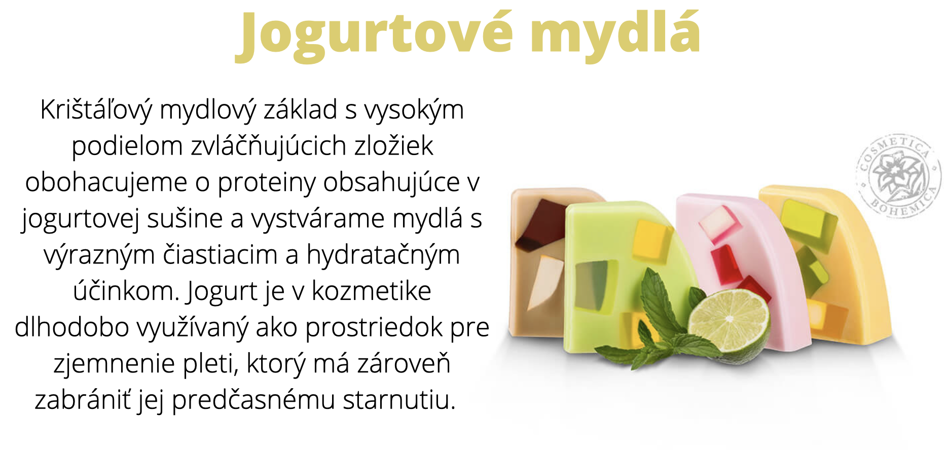 Jogurtové mydlá